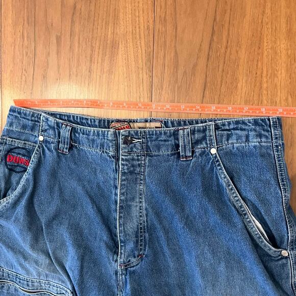 Willie Esco Duns Jeans 40 x 33 Fur Cargo Utility Baggy Loose 90s Y2K Street - Picture 9 of 16